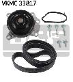 Pompa wodna + zestaw paska klinowego wielorowkowego do Citroena, VKMC 33817, SKF w ofercie sklepu e-autoparts.pl 